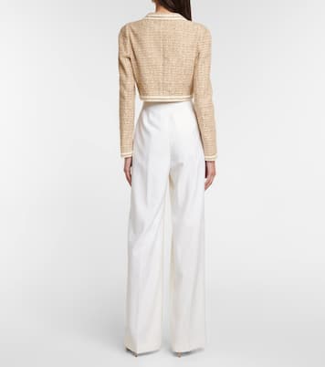 Cropped-Blazer aus Bouclé | Giambattista Valli
