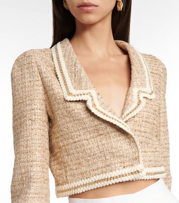 Cropped-Blazer aus Bouclé | Giambattista Valli