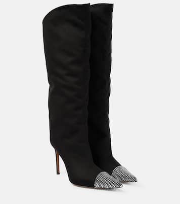 Botas altas Karen de ante | Alexandre Vauthier