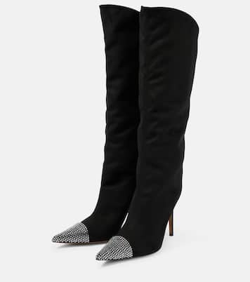 Botas altas Karen de ante | Alexandre Vauthier