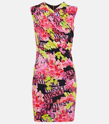 Bedrucktes Minikleid aus Jersey | Versace