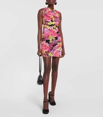 Bedrucktes Minikleid aus Jersey | Versace