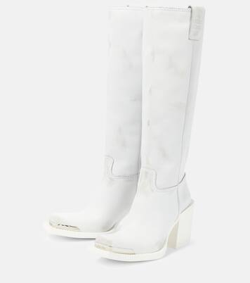 Stiefel aus Leder | Miu Miu