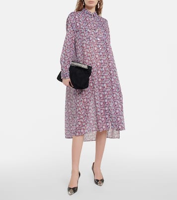 Eliane floral-print cotton midi dress | Marant Etoile