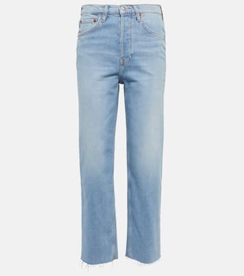 70s Stove Pipe high-rise straight jeans | Re/Done