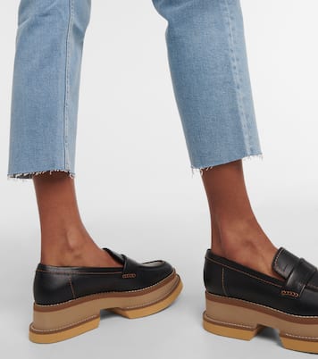 70s Stove Pipe high-rise straight jeans | Re/Done