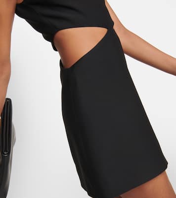 Miniabito in lana e seta con cut-out | Valentino