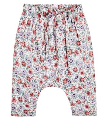 Bébé – Pantalon Alex en coton à fleurs | La Coqueta
