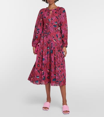 Helia printed cotton-blend midi dress | Ulla Johnson