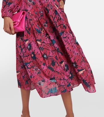 Helia printed cotton-blend midi dress | Ulla Johnson