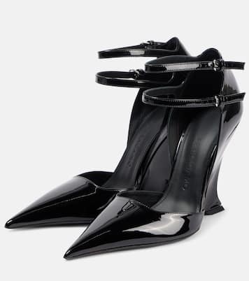 Chaussures compensées en cuir verni | Ferragamo