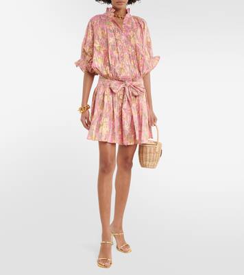 Vestido corto de mezcla de algodón | Juliet Dunn