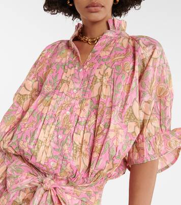 Vestido corto de mezcla de algodón | Juliet Dunn