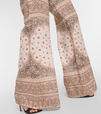 Weite High-Rise-Hose aus Leinen | Zimmermann