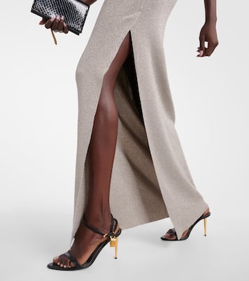 Metallic knit maxi dress | Tom Ford