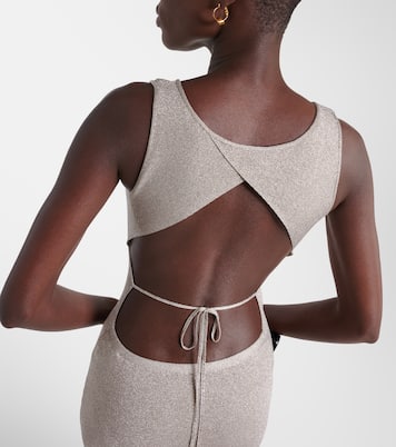 Metallic knit maxi dress | Tom Ford