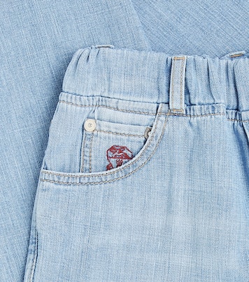 Jeans bordados | Brunello Cucinelli Kids