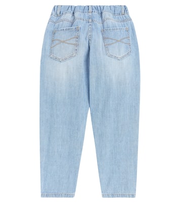 Jeans bordados | Brunello Cucinelli Kids