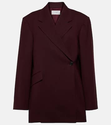 Blazer Azul in lana vergine | The Row
