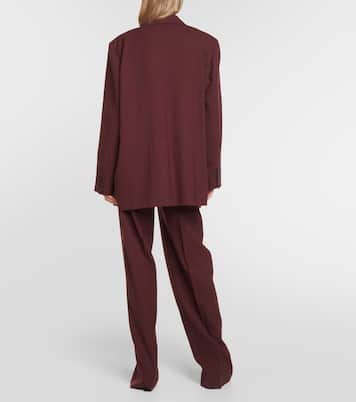 Blazer Azul in lana vergine | The Row