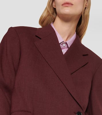 Blazer Azul in lana vergine | The Row