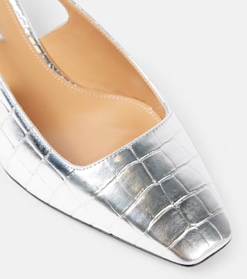 Pumps slingback Ginza in pelle stampata | Aquazzura