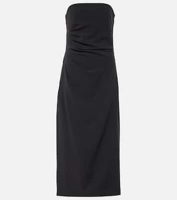 Abito midi Shira in crêpe  | Proenza Schouler