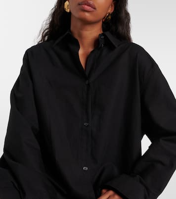 Robe chemise oversize en coton | Toteme