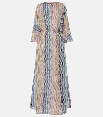 Maxikleid aus Häkelstrick | Missoni