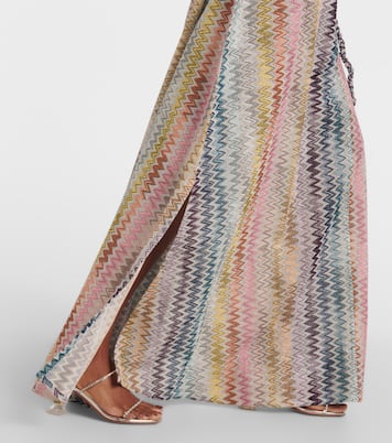 Maxikleid aus Häkelstrick | Missoni