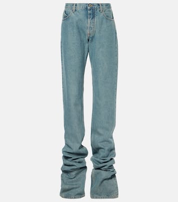 Ruched straight jeans | The Attico