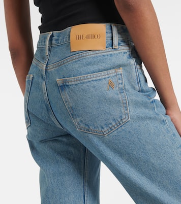 Ruched straight jeans | The Attico