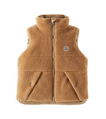 Colbricon reversible teddy down vest | Moncler Enfant