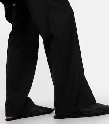 Albereta virgin wool flared pants | The Row