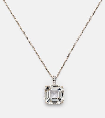 Collier en or 14 ct, topaze et diamants | Mateo