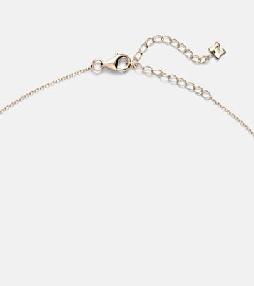 Collier en or 14 ct, topaze et diamants | Mateo