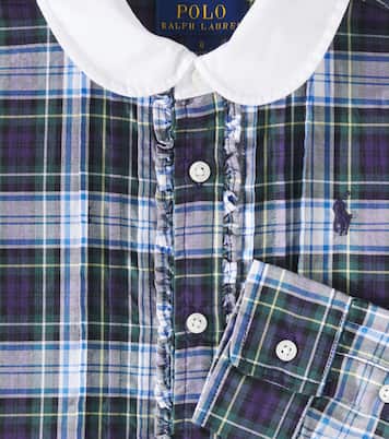 Abito in popeline di cotone a quadri | Polo Ralph Lauren Kids