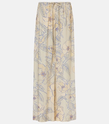 Pantalon ample à fleurs | Dries Van Noten