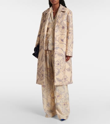 Pantalon ample à fleurs | Dries Van Noten