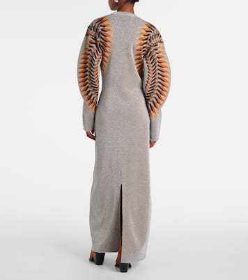 Abito lungo in jacquard | Rabanne