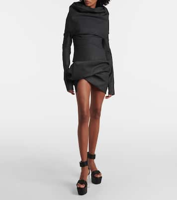 Top drapeado de mezcla de algodón | Rick Owens
