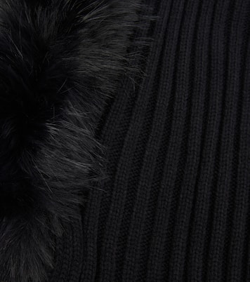 Schalmütze Naomi mit Faux Fur | Goldbergh