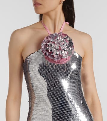 Abito lungo con paillettes | Rodarte