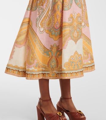 Abito midi Maxine Picnic in lino | Zimmermann