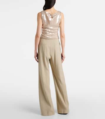 Eton sequined top | Staud