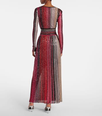 Abito lungo in maglia con lamé | Missoni