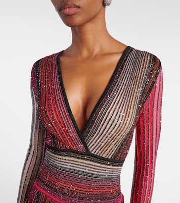 Abito lungo in maglia con lamé | Missoni