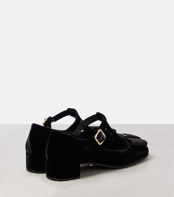 Ballerines Mary Jane en velours | Prada