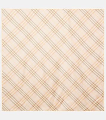 Burberry Check silk scarf | Burberry