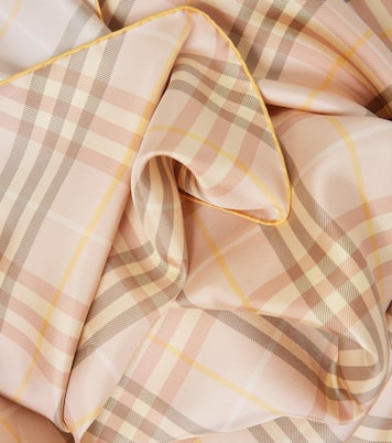 Burberry Check silk scarf | Burberry